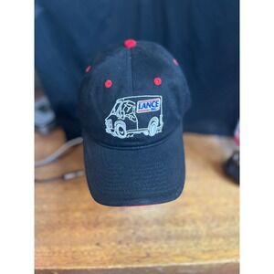 Lance Inc Embroidered Black Red‎ Baseball Cap Trucker Hat Driven accident free